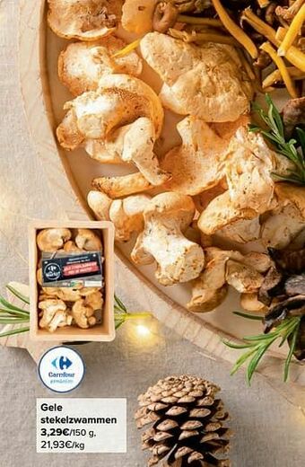 Carrefour Gele stekelzwammen aanbieding