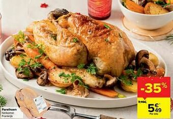 Carrefour Parelhoen aanbieding