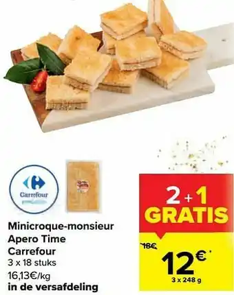 Carrefour Minicroque-monsieur apero time carrefour aanbieding