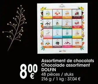 Cora Assortiment de chocolats chocolade assortiment dolfin aanbieding