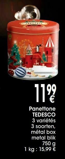 Cora Panettone tedesco aanbieding
