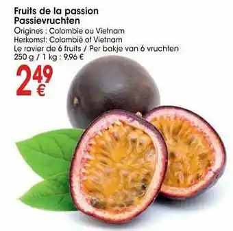 Fruits de la passion passievruchten