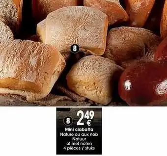 Cora Mini ciabatta aanbieding
