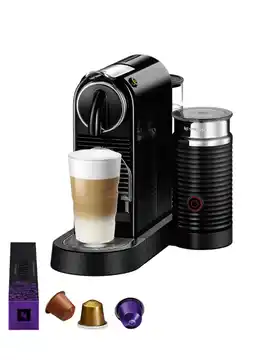 Krëfel Koffiemachine Nespresso CitiZ & Milk 11317B, Black aanbieding
