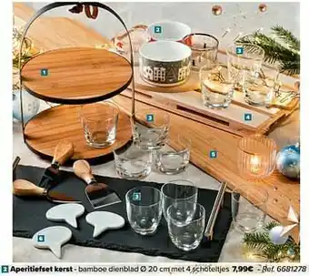 Carrefour Aperitiefset kerst aanbieding