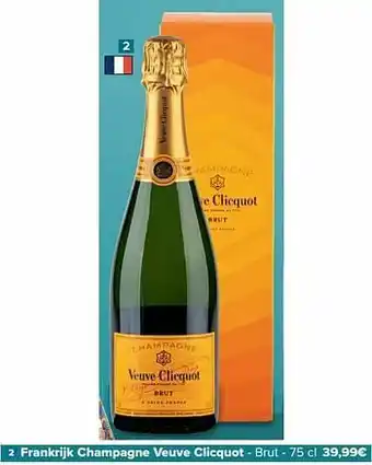 Frankrijk champagne veuve clicquot - brut