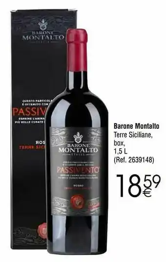 Cora Barone montalto terre siciliane box aanbieding