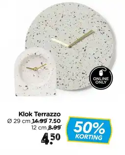 Xenos Klok Terrazzo aanbieding