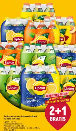 Delhaize Bruisende of niet-bruisende drank op basis van thee aanbieding