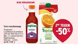 Delhaize Vers vruchtensap aanbieding