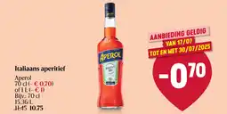 Delhaize Italiaans aperitief aanbieding