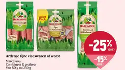 Delhaize Ardense fijne vleeswaren of worst aanbieding