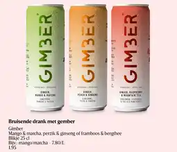 Delhaize Bruisende drank met gember aanbieding