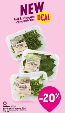 Delhaize Zeekraal (100 g) aanbieding