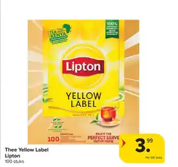 Carrefour Thee Yellow Label Lipton aanbieding