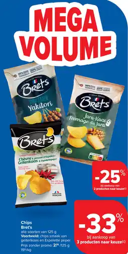 Carrefour Chips Bret's aanbieding