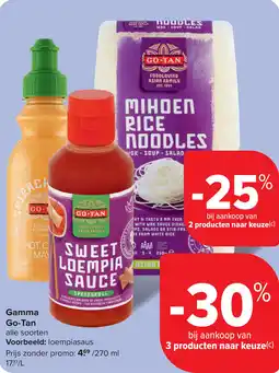 Carrefour Gamma Go-Tan aanbieding