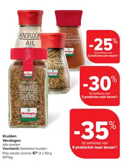 Carrefour Kruiden Verstegen aanbieding