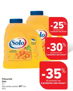 Carrefour Frituurolie Solo aanbieding