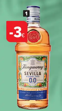 Carrefour Tanqueray alcoholvrij aanbieding