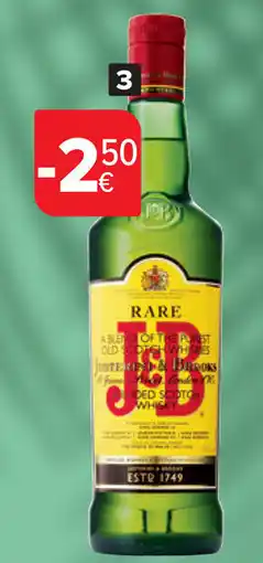 Carrefour Whisky original J&B aanbieding