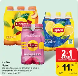 Carrefour Ice Tea Lipton aanbieding