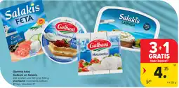 Carrefour Gamma kaas Galbani en Salakis aanbieding