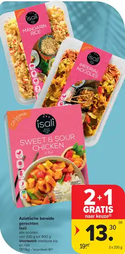 Carrefour Aziatische bereide gerechten Isali aanbieding