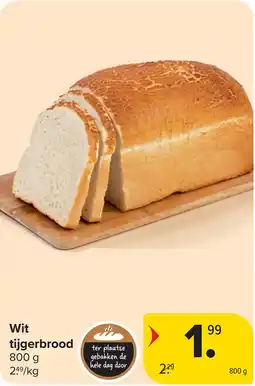 Carrefour Wit tijgerbrood aanbieding