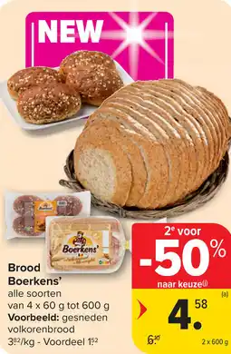 Carrefour Brood Boerkens' aanbieding