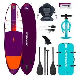 Decathlon Pakket Opblaasbare Stand Up Paddle Lava 9'8 SUP/Kajak (9'8x 32x5) aanbieding