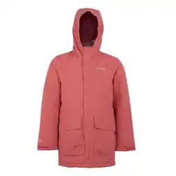 Decathlon Farbank Ski jas voor kinderen (Mineraalrood/Rumba-rood) aanbieding