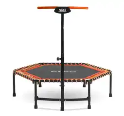 Decathlon Trampoline - Fitness - 128 cm - Zeshoekig Oranje aanbieding