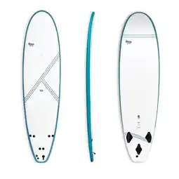 Decathlon Foamy FUN X - FCS - 7'0 Mini Malibu Softboard voor beginners en gevorderden aanbieding