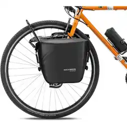 Decathlon Waterdichte fietsdraagtas 12-16L ééndelig zwart aanbieding