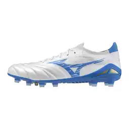 Decathlon Voetbalschoenen Mizuno Morelia Neo Iv B Elite Wit En Blauw aanbieding