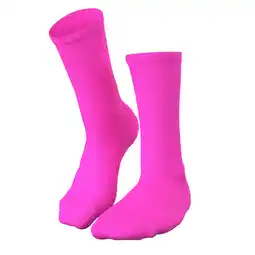 Decathlon Ademende fietssokken - Fluo roze aanbieding