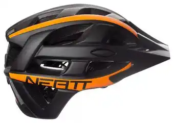 Decathlon Neatt Basalte Race MTB Helm Zwart Oranje aanbieding