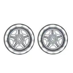 Decathlon Set van 2 witte lichtwielen GO-UP/PRIMO/ELITE/EXPERT/FLOW aanbieding