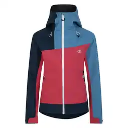 Decathlon Dames Traversing II Waterdichte Jas (Sorbetroze/Niagarablauw) aanbieding