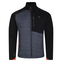 Decathlon Heren Mountaineer Hybride Jas (Zwart/Ebbehoutgrijs) aanbieding