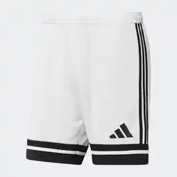 Decathlon Voetbalshort voor volwassenen Squadra 25 wit aanbieding