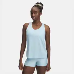Decathlon Dames Under Armour Ua Tech Knockout Tanktop Lichtblauw aanbieding