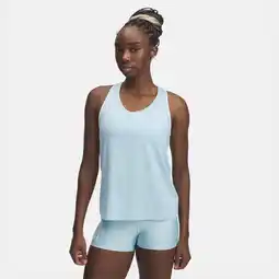 Decathlon Dames Under Armour Ua Tech Knockout Tanktop Lichtblauw aanbieding