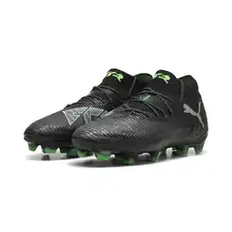 Decathlon FUTURE 8 ULTIMATE FG voetbalschoenen PUMA Black Cool Light Gray Fluo Green aanbieding