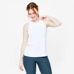 Decathlon Ademende damestop wit aanbieding