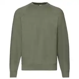 Decathlon Uniseks Klassiek Raglan Sweatshirt voor volwassenen (Klassieke Olijf) aanbieding
