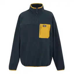 Decathlon Heren Frankie Half Zip Fleece Top (Marine/Mustard) aanbieding