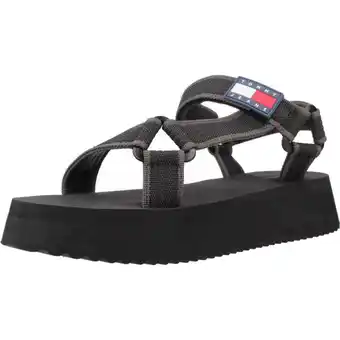 Decathlon Sandalen Tommy Jeans Model En0en02747 Kleur Zwart aanbieding
