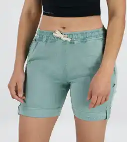 Decathlon Shira korte groene dames klikbroek aanbieding